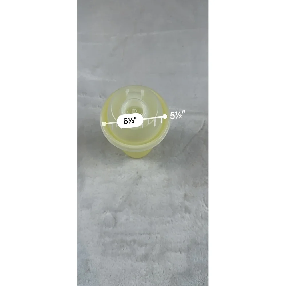 Tupperware Modular Mate Round Container Light Yellow‎ Lid 3207-1